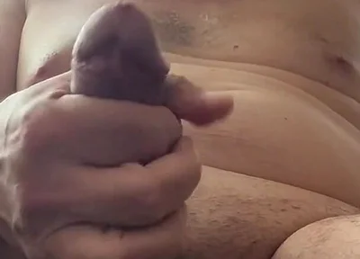 Fit Old Man Masturbating After Workout