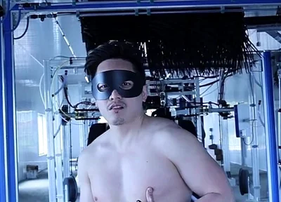 Jerk off and Cum at a Construction Site for a Car Wash