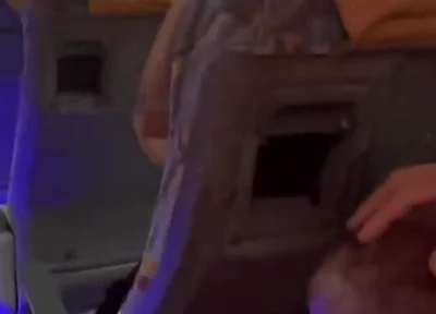 Blowjob From a Stranger on the Bus and a Huge Cumshot in a Hotel