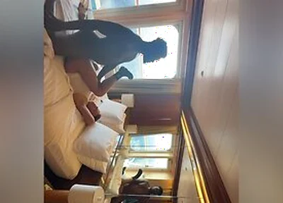 Sucking Dick Outside On Cruise Balcony Then Inside To Get My Ass Filled With A Huge Load!