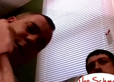 Servicing a Hung Straight Cock