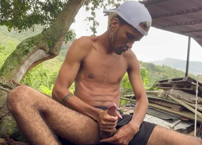 Fucking with My Sex Toy Behind an Abandoned House