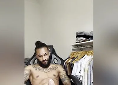 Andy Rodrigues - Hot Tattoed Brazilian Jerk Off Big Black Cock
