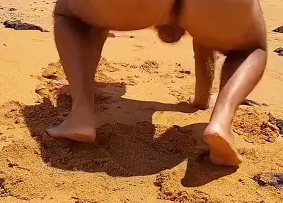 Ladysilva Hot Ass on the Beach
