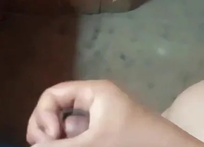 Chubby Daddy Teasing Himself Until Release