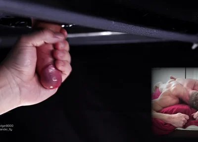 Watch Zander Fly and His Massive Uncut Canon Throbbing While He Thrusts It Through the Hole in My Milking Table