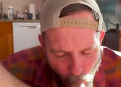 Sucking Off A Handsome Hairy Friend