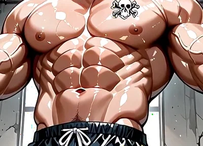 Ai Men with Huge Muscles