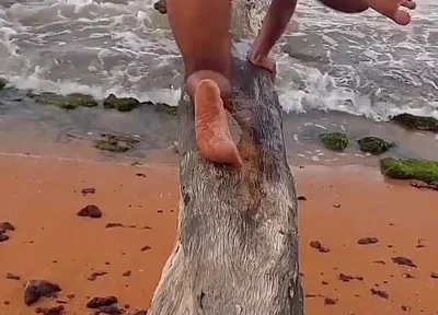 Ladysilva My Big Ass on the Beach