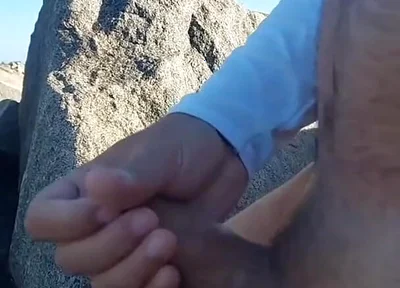 Ladysilva Showing My Dick on the Beach