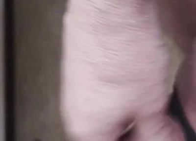 My Friend Sits in a Chair and Jerks His Cock While Watching the Video Until He Orgasms
