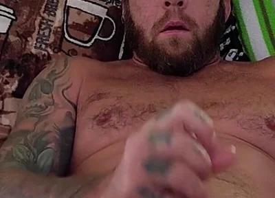 Bear Daddy Taking Care of Himself While You Watch