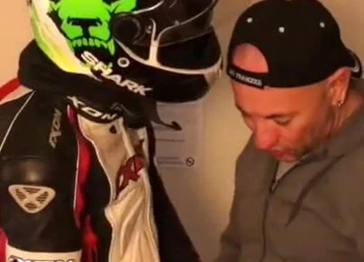 Humiliation at the hotel with fetish outfits biker