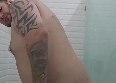 Jimbob Soapy Shower Dildo Riding