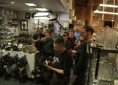 Jessie Colter Gets Gang Banged at Mr S Leather Store