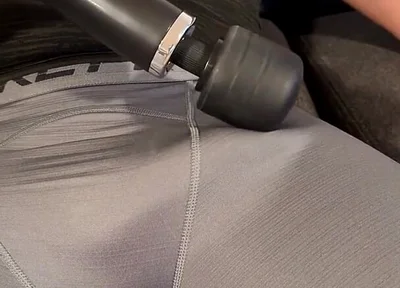 Guess What Daddy Dreaming About When His Cock Hardens Under the Vibration From Massage Machine and Makes It Cum - John Delove