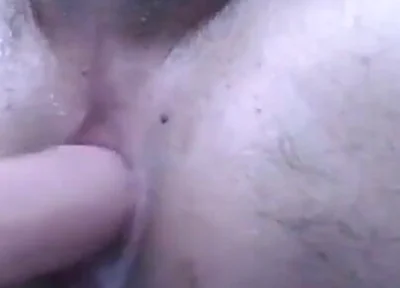 White socks Latino gaps his hole for his master