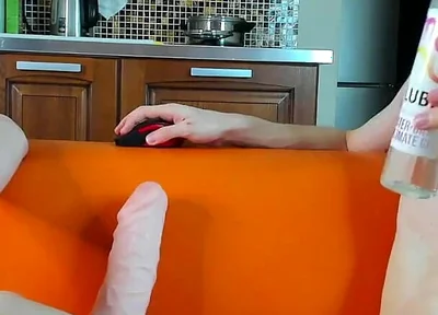 I Watered Alex's Cock with Lube but His Cock Is Very Sensitive!