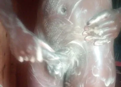 Stroke That Big Black Dick in the Shower and Cum